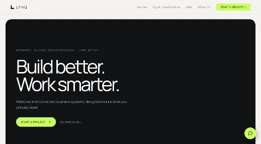 LYNQ home page: Build better. Work smarter.